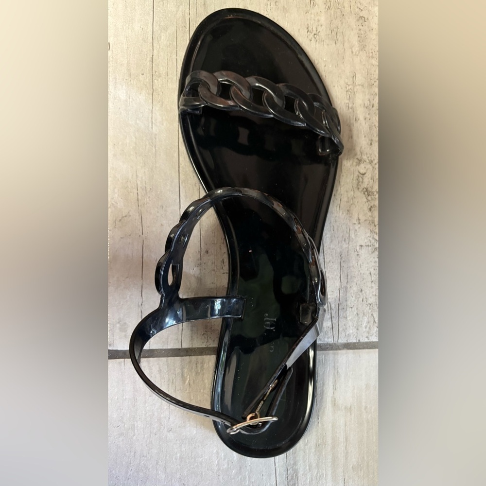 Olivia Miller Givenchy Look Alike Tonnara Chain Detail Jelly Sandals EU 38 US 9 - Picture 6 of 12
